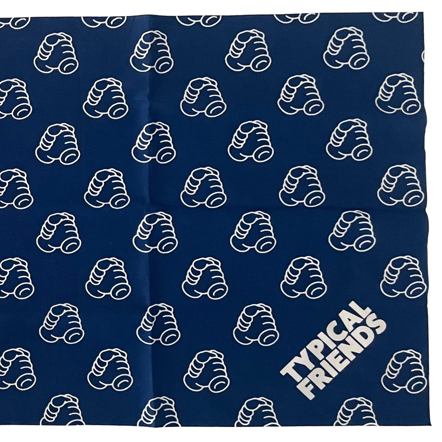 Typical Friends Tenugui (blue towel)