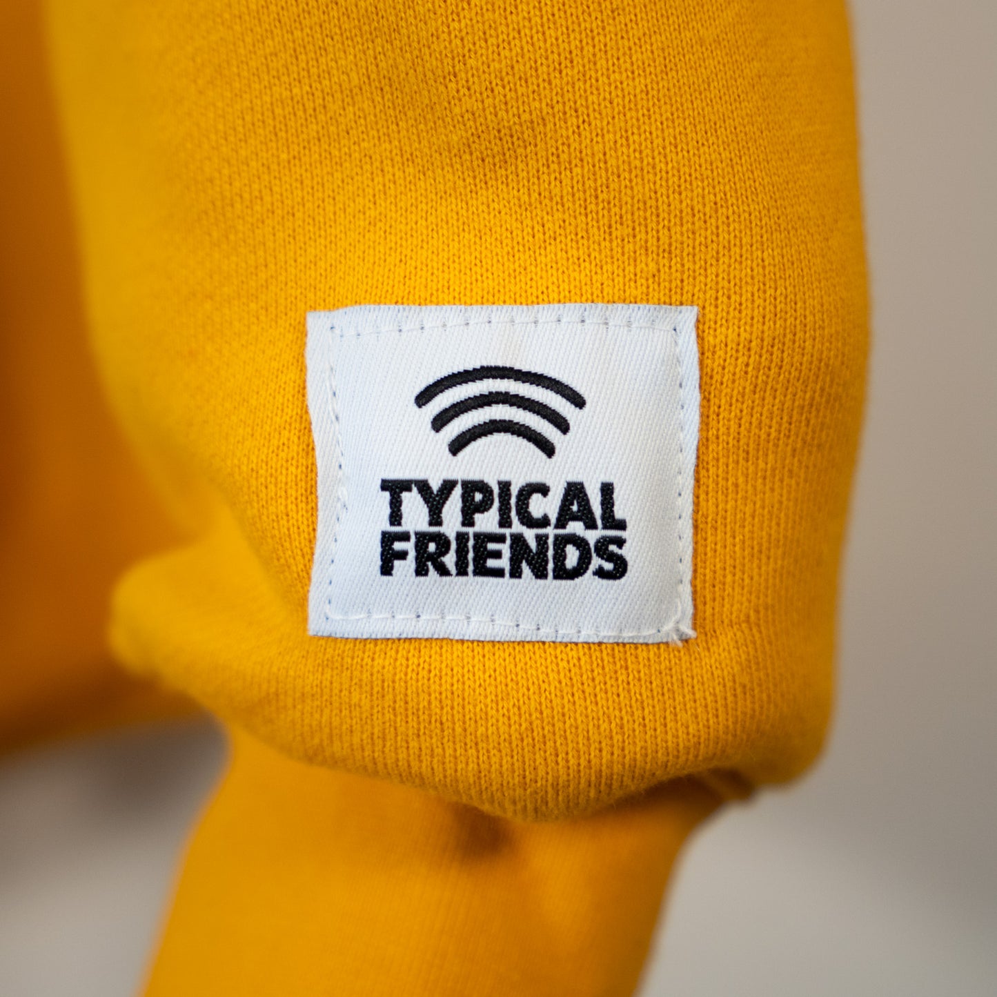 World Wide Friendchips (yellow hooded sweatshirt)