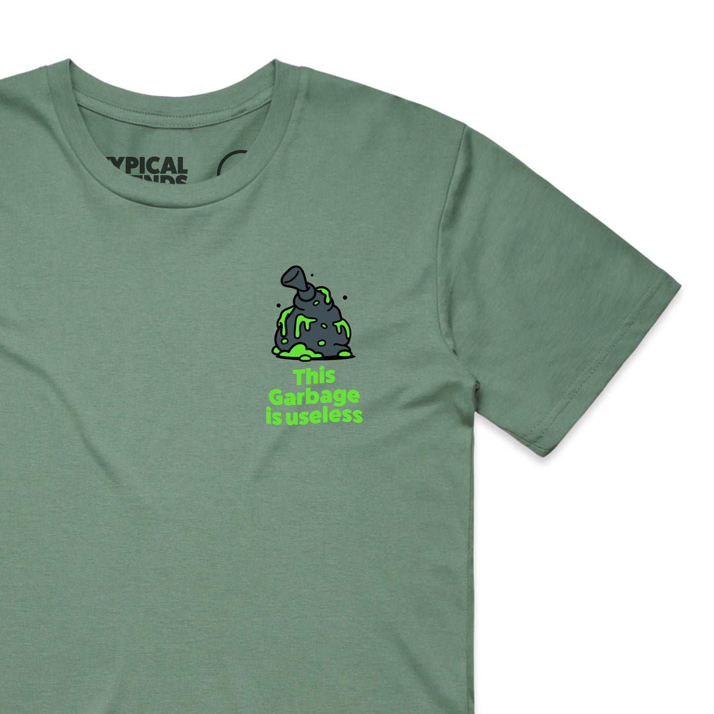 Garbage Bag (sage tee)